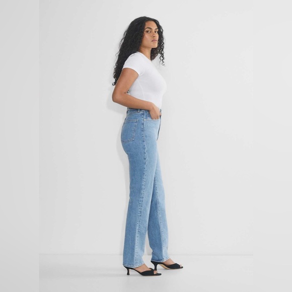 Denim Forum Rowan Curve-fit Super Hi-rise Straight Jean - Picture 4 of 14